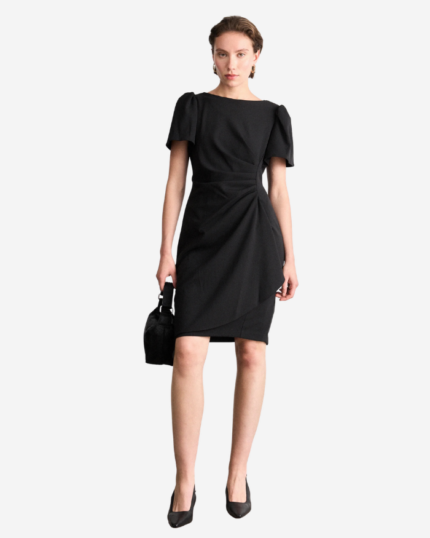 DKNY Flutter Ruched Body Sheath - Shift dress